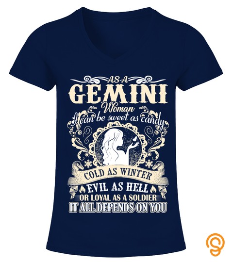 Gemini Woman  Sweet As Candy T Shirt