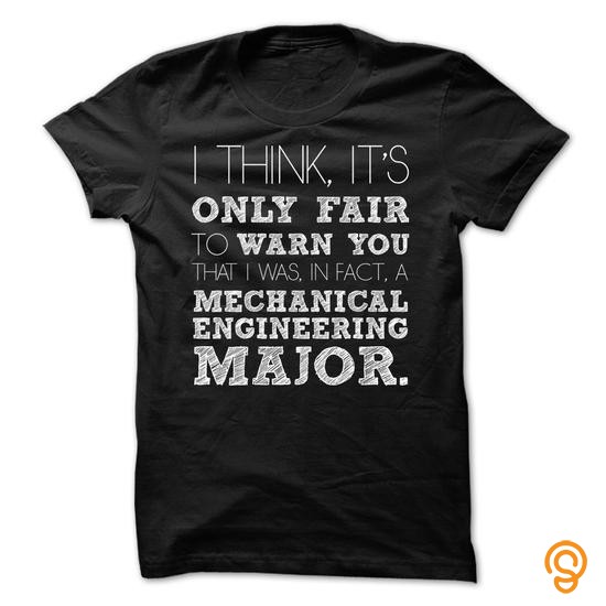 Sale-priced Awesome Mechanical Engineering Major Shirt T Shirts Apparel