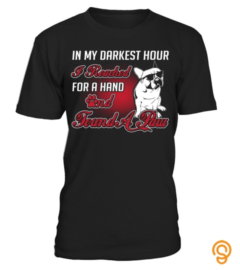 Found a Paw French Bulldog Christmas Funny Gift T shirt