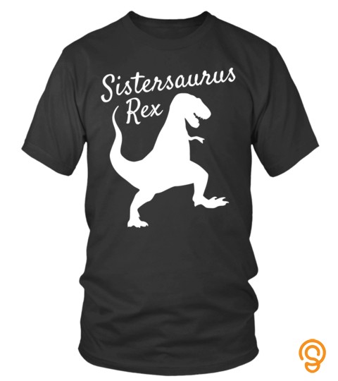 Sister Saurus Rex TShirt Family Dinosaur Christmas Pajamas
