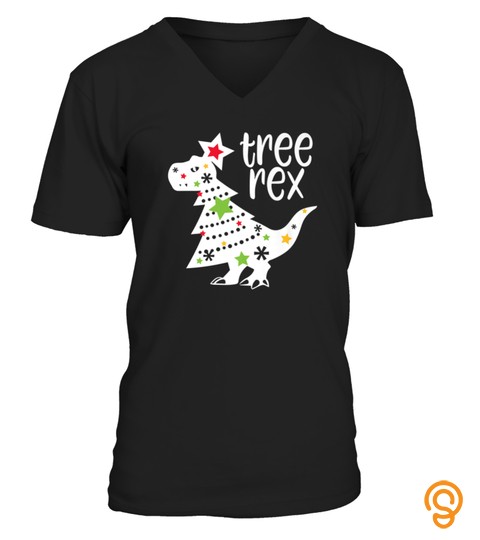 Tree Rex Cute Funny Trex Dinosaur Christmas Tshirt   Hoodie   Mug (Full Size And Color)