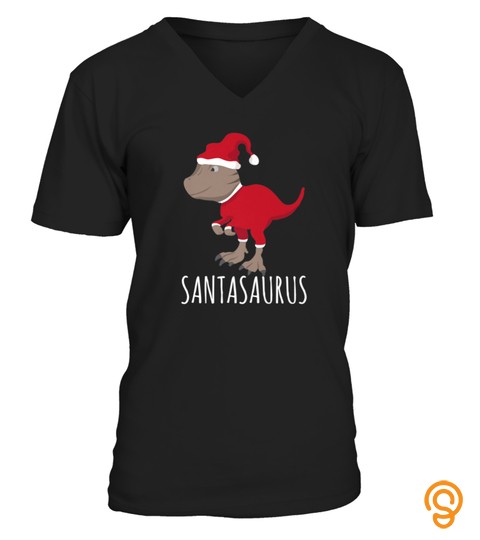 Santasaurus Rex Tshirt Christmas Trex Dinosaur Xmas Tshirt   Hoodie   Mug (Full Size And Color)