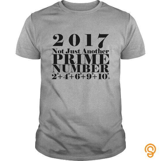 Custom 2017 NOT JUST ANOTHER PRIME NUMBER black Tee Shirts Sale