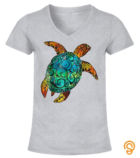 Cosmic Watercolor Sea Turtle