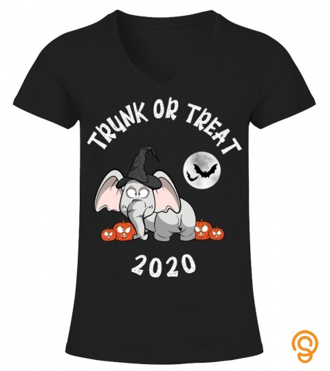 Trunk or Treat Halloween 2020 Elephant Trick or Treat T Shirt