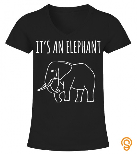 its an elephant cognitive test anti trump political humor 