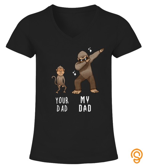 Your Dad Monkey My Daddy Bigfoot Dabbing Tshirt   Hoodie   Mug (Full Size And Color)