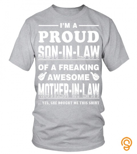 Proud Son In Law T Shirt