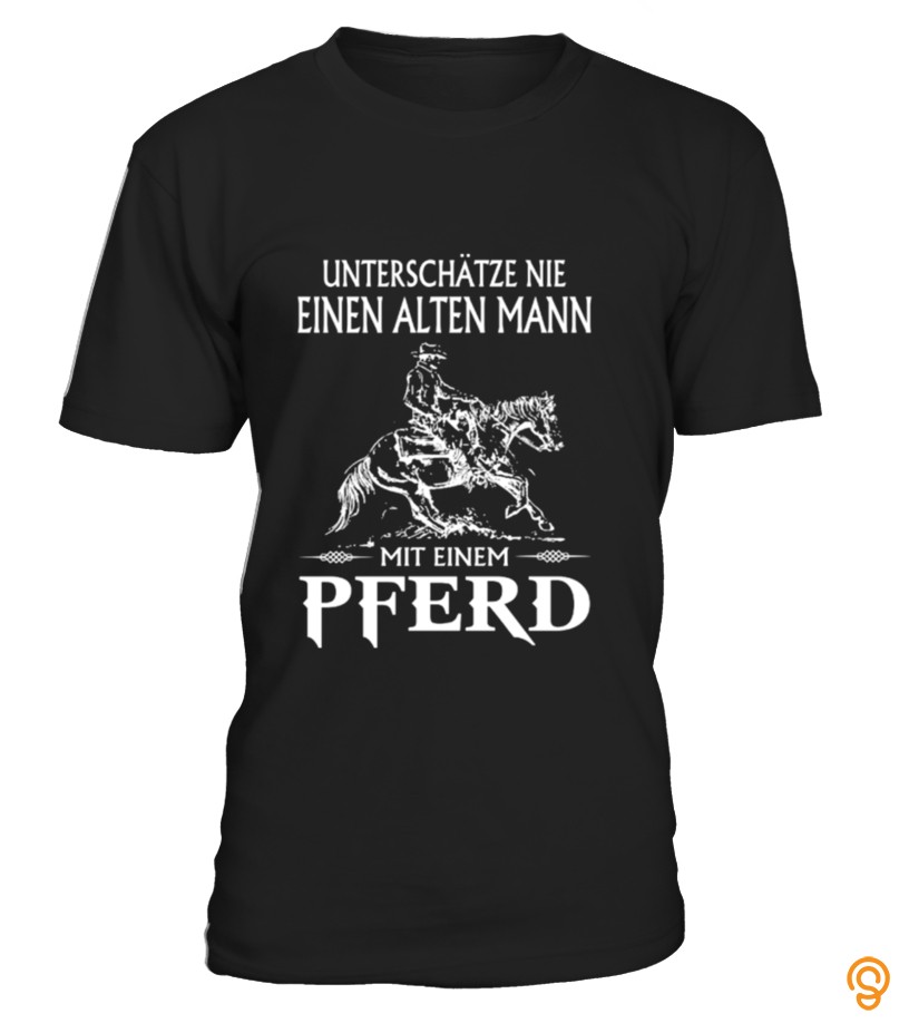Crisp WEIHNACHTEN PFERDE EIN ALTER MANN Tee Shirts For Sale
