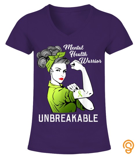 Unbreakable Mental Health Warrior Mental Health Tee shirt