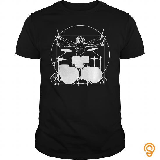 Perfect Da Vinci Drummer Tee Tee Shirts Sayings Men