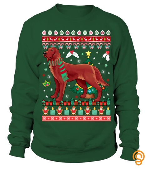 Irish Setter Christmas Sweatshirt
