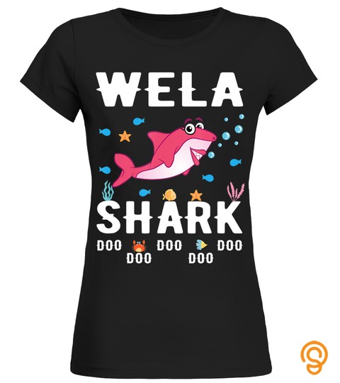 Wela Shark Shirt Mothers Day For Matching Family Tee