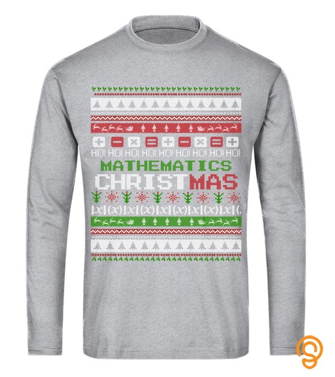 Mathematics Christmas Gift Sweatshirt