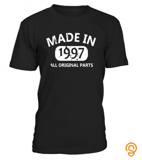 20th Birthday Made in 1997 T shirt Vintage Gift Father's Day   Limited Edition