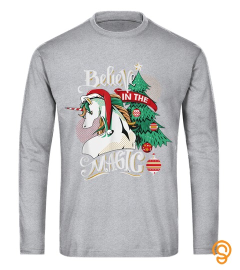 Christmas Unicorn Horse, Christmas New Year Holiday Present T Shirt