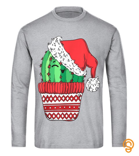 Funny Christmas Cactus, Christmas New Year Holiday Present T Shirt