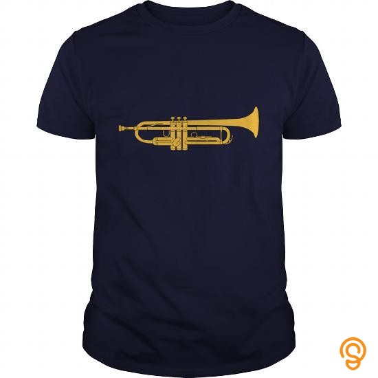 Designer Trumpet Brass T Shirts Printing