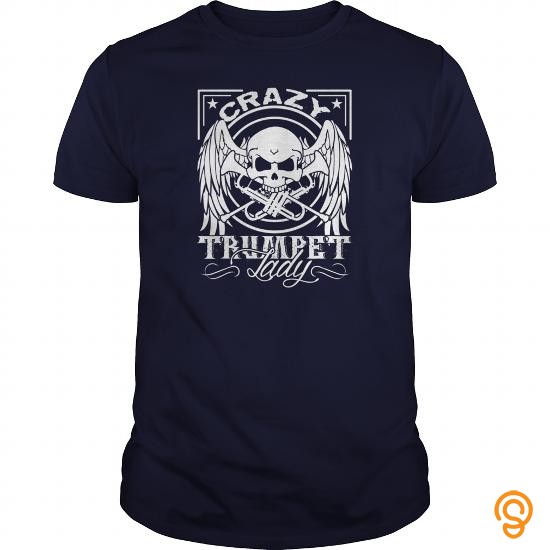Individual Style Crazy Trumpet Lady Shirt T Shirts Sale