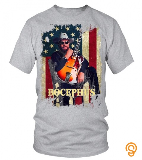 Bocephus Retro Hank Jr Tee Williams Love Music Flag America T Shirt
