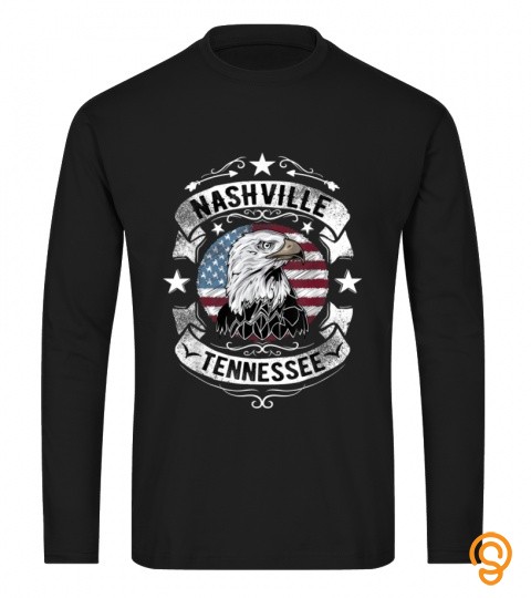 Nashville Shirt Tennessee Retro Country Music Vintage Tee