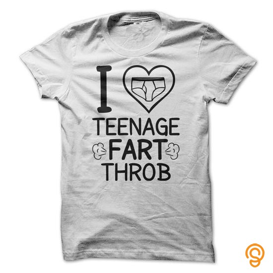 Glamorous I Love Teenage Fart throb T Shirts For Adults