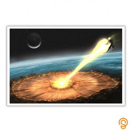 Printed Dragon ball Z Vegeta Final Flash Tee Shirts Buy Online