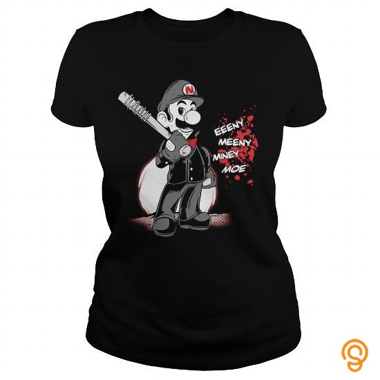 Silky Soft Negan Eeeny Meeny TShirt twd fans T Shirts Clothing Brand