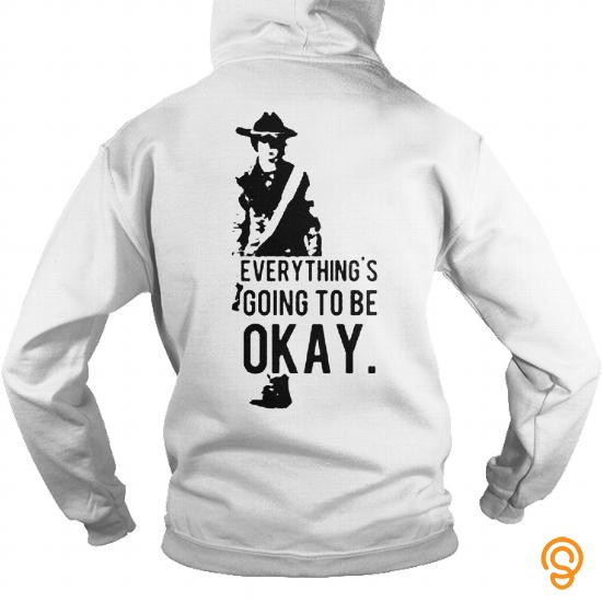 Supersoft EVERY THINGS GOING TO BE OKAY TWD Tee Shirts Material