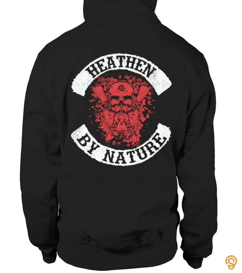 Printed HEATHEN BY NATURE Triple Horn of Odin Bad Girls Go To Valhalla With Ragnar Fantasy Viking Hail Odin Warrior T Shirt VIKING HELMET MJOLNIR VICTORY OR VALHALLA T Shirts For Adults