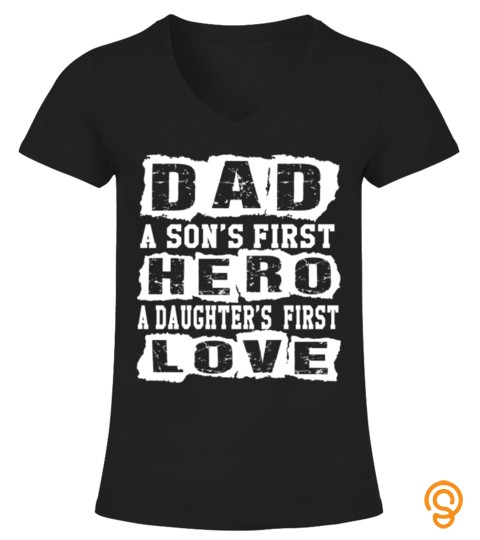 Mens Cute Daddy Son Daughter Shirt New Dad Fathers Day Tshirt