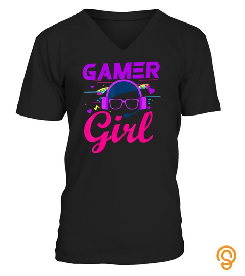 Gamer Girl Cute Gaming TShirt for Girls Gamers Video Games T Shirt
