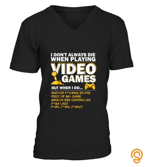 Playing Video Games Gamer Shirt Funny Gaming Console Gamer