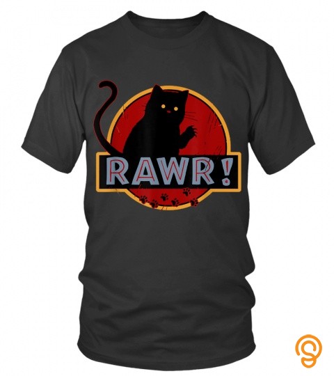 Cat T shirt    Awesome Cat Rawr TShirt