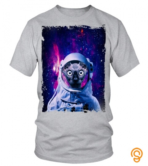 Astronaut Sphynx Cat T shirt