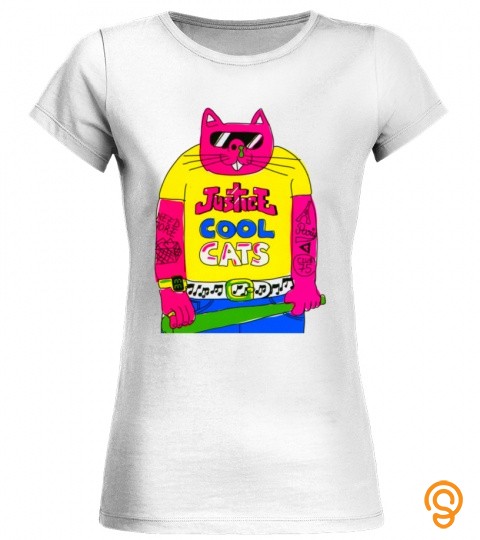 Cool Cats  Yellow  Justice Cat Essential Tshirt239
